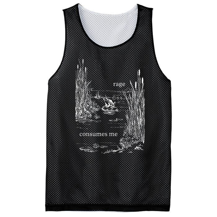 Rage Consumes Me Mesh Reversible Basketball Jersey Tank