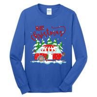 Rvs Camping Merry Christmas Funny Camper Tree Xmas Snow Funny Gift Tall Long Sleeve T-Shirt