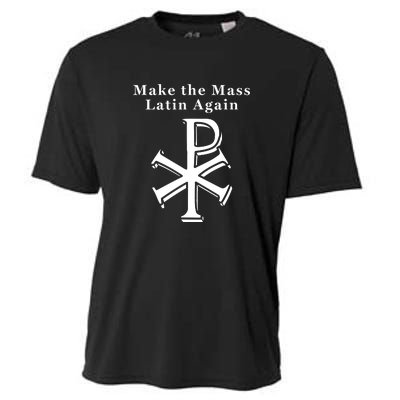 Roman Catholic Make The Mass Latin Again Cooling Performance Crew T-Shirt