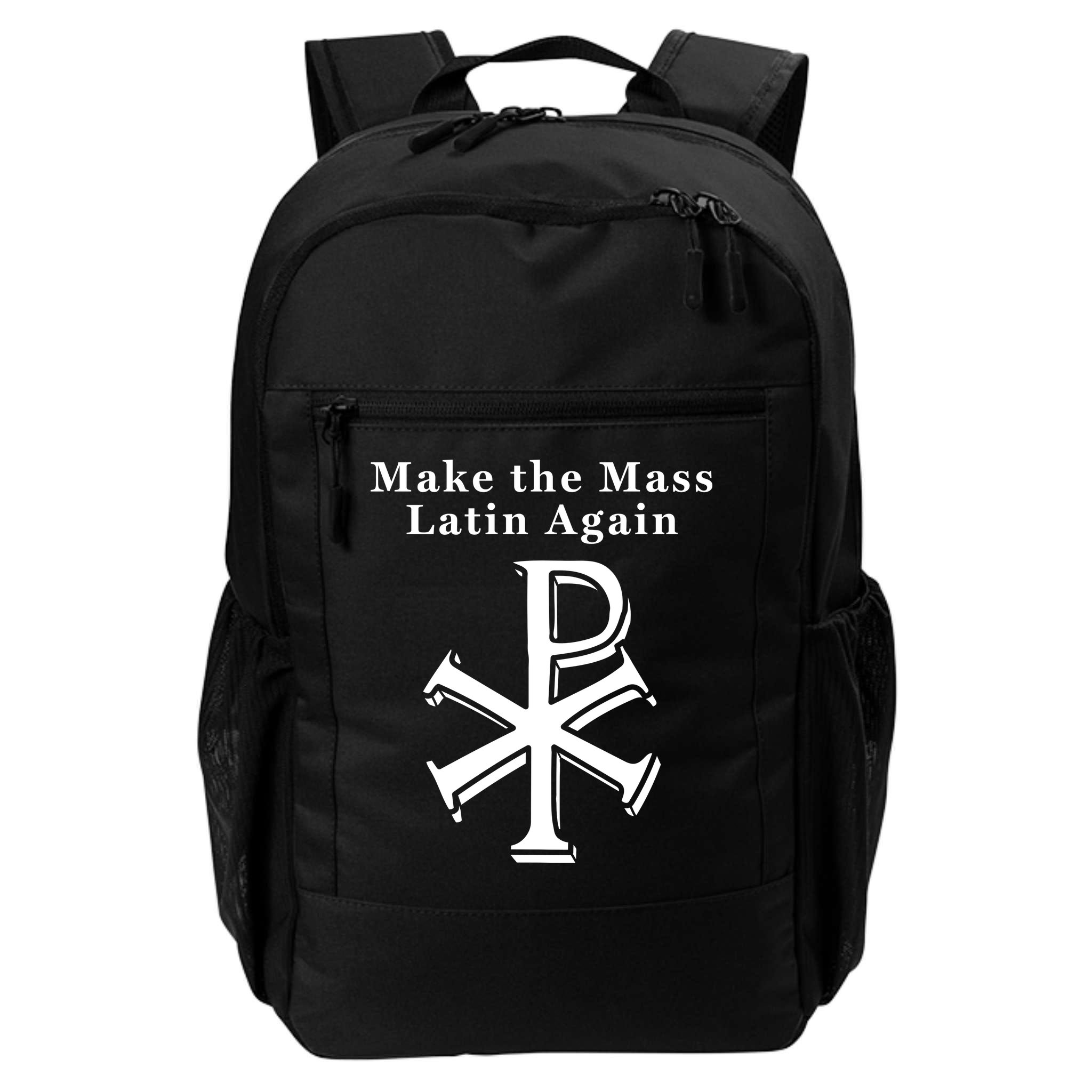 Roman Catholic Make The Mass Latin Again Backpack