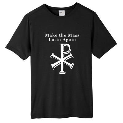 Roman Catholic Make The Mass Latin Again Tall Fusion ChromaSoft Performance T-Shirt