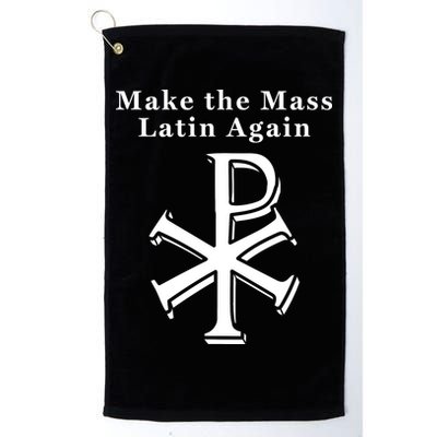 Roman Catholic Make The Mass Latin Again Golf Towel