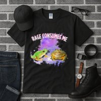 Rage Consumes Me Meme Oddly Specific Memes Funny Memes Frog Tall T-Shirt