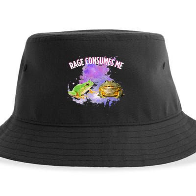 Rage Consumes Me Meme Oddly Specific Memes Funny Memes Frog Sustainable Bucket Hat