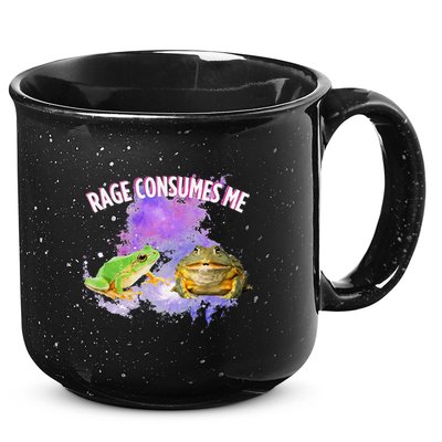Rage Consumes Me Meme Oddly Specific Memes Funny Memes Frog 15oz Campfire Ceramic Mug