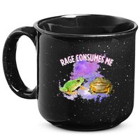 Rage Consumes Me Meme Oddly Specific Memes Funny Memes Frog 15oz Campfire Ceramic Mug
