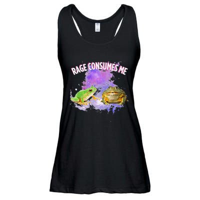 Rage Consumes Me Meme Oddly Specific Memes Funny Memes Frog Ladies Essential Flowy Tank