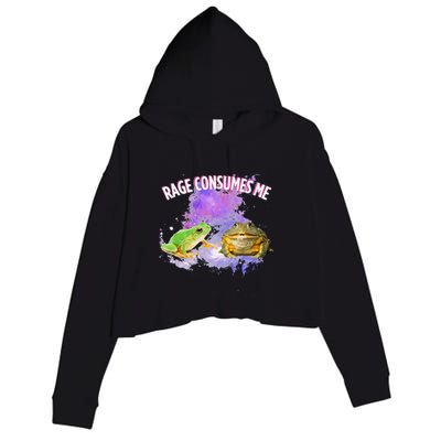 Rage Consumes Me Meme Oddly Specific Memes Funny Memes Frog Crop Fleece Hoodie
