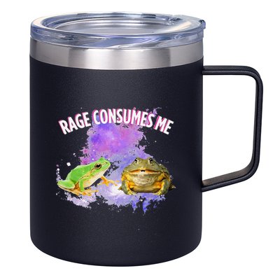 Rage Consumes Me Meme Oddly Specific Memes Funny Memes Frog 12oz Stainless Steel Coffee Mug