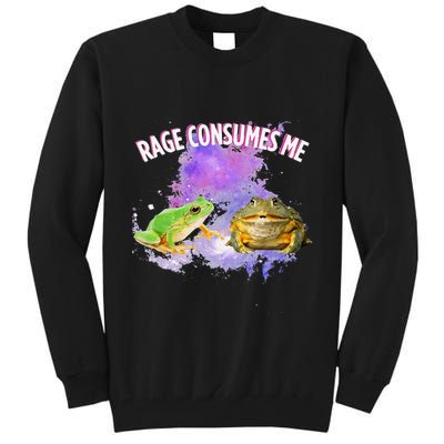 Rage Consumes Me Meme Oddly Specific Memes Funny Memes Frog Tall Sweatshirt
