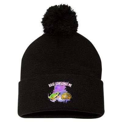 Rage Consumes Me Meme Oddly Specific Memes Funny Memes Frog Pom Pom 12in Knit Beanie