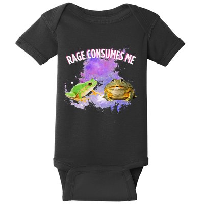 Rage Consumes Me Meme Oddly Specific Memes Funny Memes Frog Baby Bodysuit