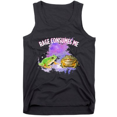 Rage Consumes Me Meme Oddly Specific Memes Funny Memes Frog Tank Top