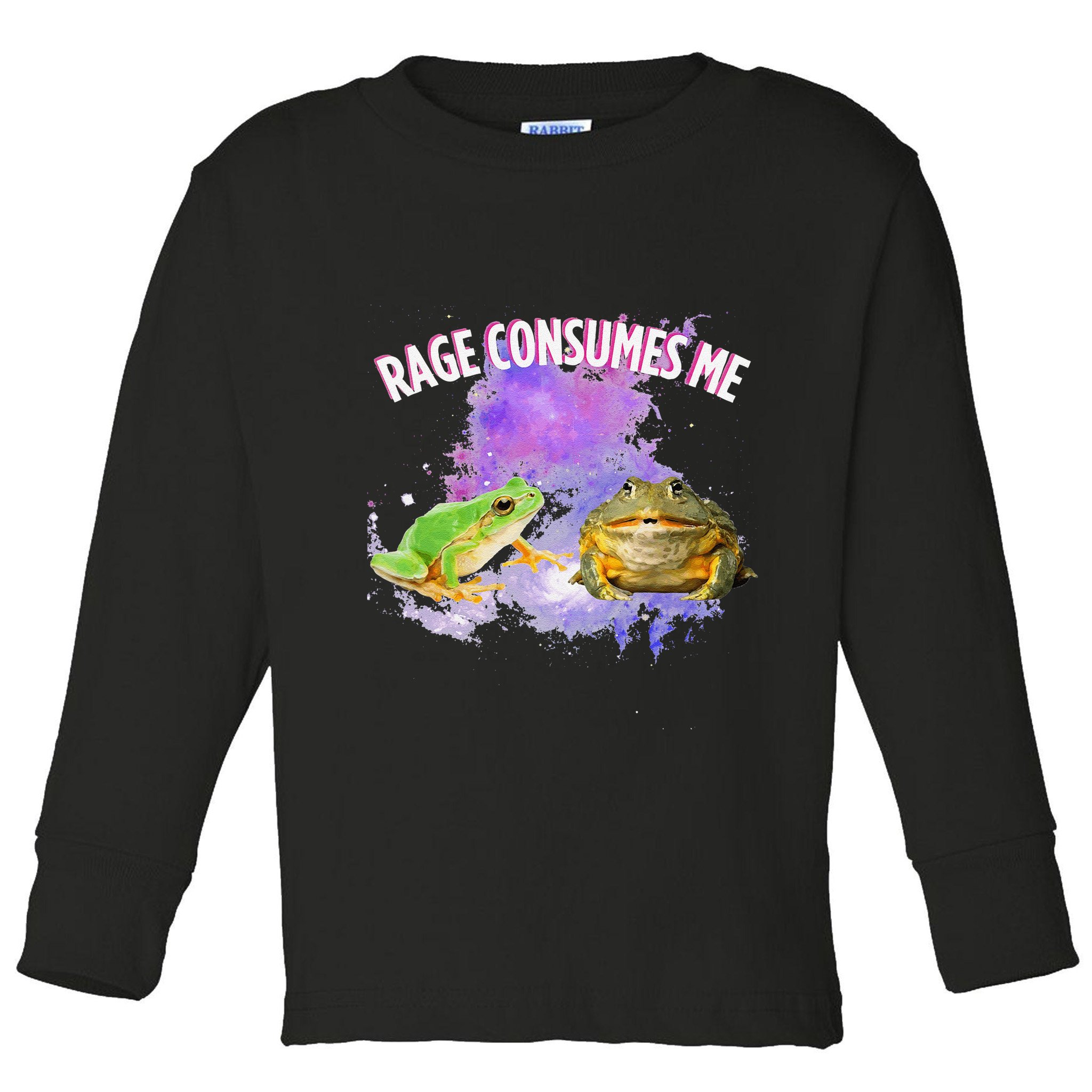 Rage Consumes Me Meme Oddly Specific Memes Funny Memes Frog Toddler Long Sleeve Shirt