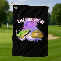 Rage Consumes Me Meme Oddly Specific Memes Funny Memes Frog Golf Towel