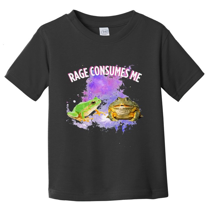 Rage Consumes Me Meme Oddly Specific Memes Funny Memes Frog Toddler T-Shirt