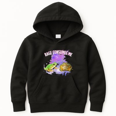 Rage Consumes Me Meme Oddly Specific Memes Funny Memes Frog Kids Hoodie