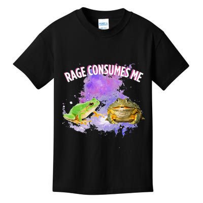Rage Consumes Me Meme Oddly Specific Memes Funny Memes Frog Kids T-Shirt
