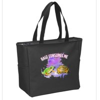 Rage Consumes Me Meme Oddly Specific Memes Funny Memes Frog Zip Tote Bag