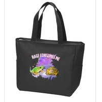 Rage Consumes Me Meme Oddly Specific Memes Funny Memes Frog Zip Tote Bag