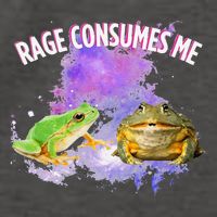 Rage Consumes Me Meme Oddly Specific Memes Funny Memes Frog Vector Backpack