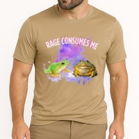 Rage Consumes Me Meme Oddly Specific Memes Funny Memes Frog Cooling Performance Crew T-Shirt