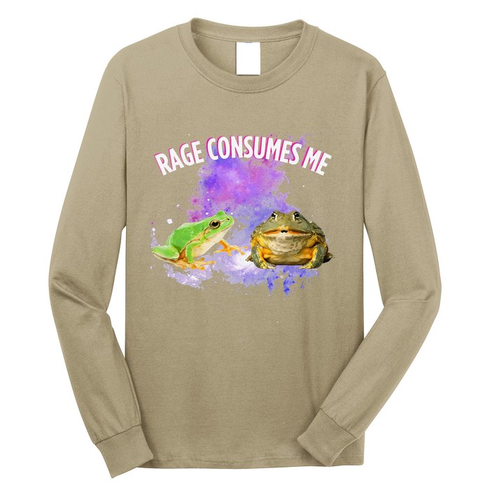 Rage Consumes Me Meme Oddly Specific Memes Funny Memes Frog Long Sleeve Shirt