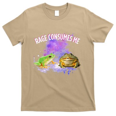 Rage Consumes Me Meme Oddly Specific Memes Funny Memes Frog T-Shirt