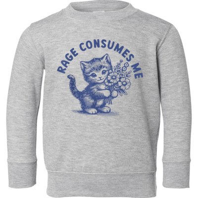 Rage Consumes Me Toddler Sweatshirt