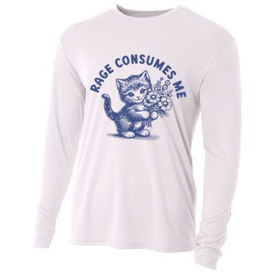 Rage Consumes Me Cooling Performance Long Sleeve Crew