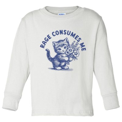 Rage Consumes Me Toddler Long Sleeve Shirt