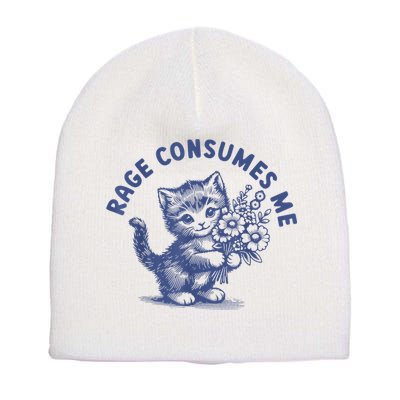 Rage Consumes Me Short Acrylic Beanie