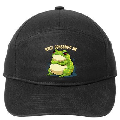 Rage Consumes Me Meme Oddly Specific Memes Funny Memes Frog 7-Panel Snapback Hat