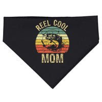 Reel Cool Mom Fishing Gifts Fishing Lovers Retro USA-Made Doggie Bandana