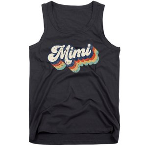 Retro Cute Mimi For Grandma Best Mimi Ever Mother's Day Tank Top