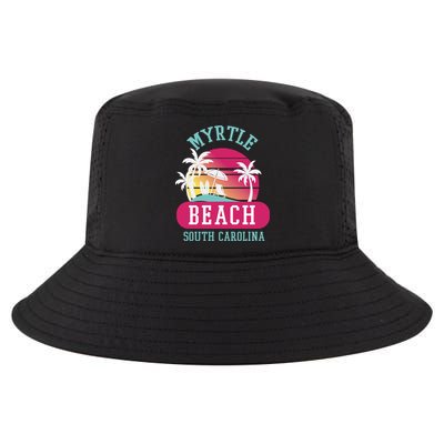 Retro Cool Myrtle Beach Sc Beaches Gift Cool Comfort Performance Bucket Hat
