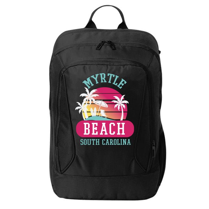 Retro Cool Myrtle Beach Sc Beaches Gift City Backpack