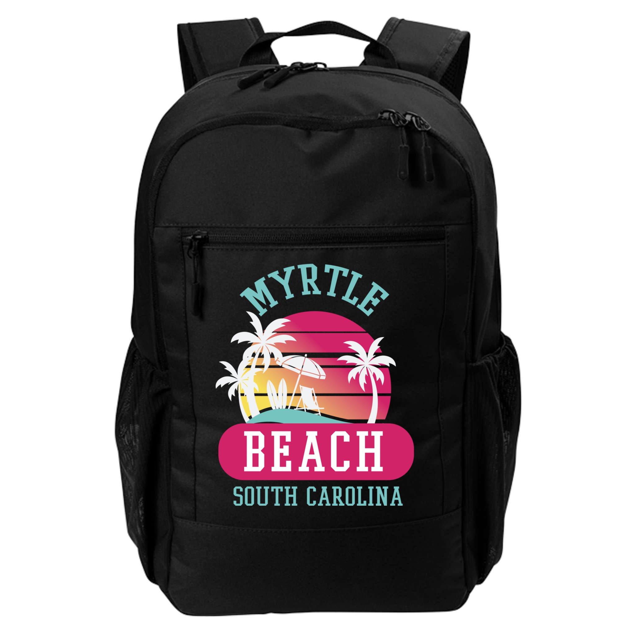 Retro Cool Myrtle Beach Sc Beaches Gift Backpack