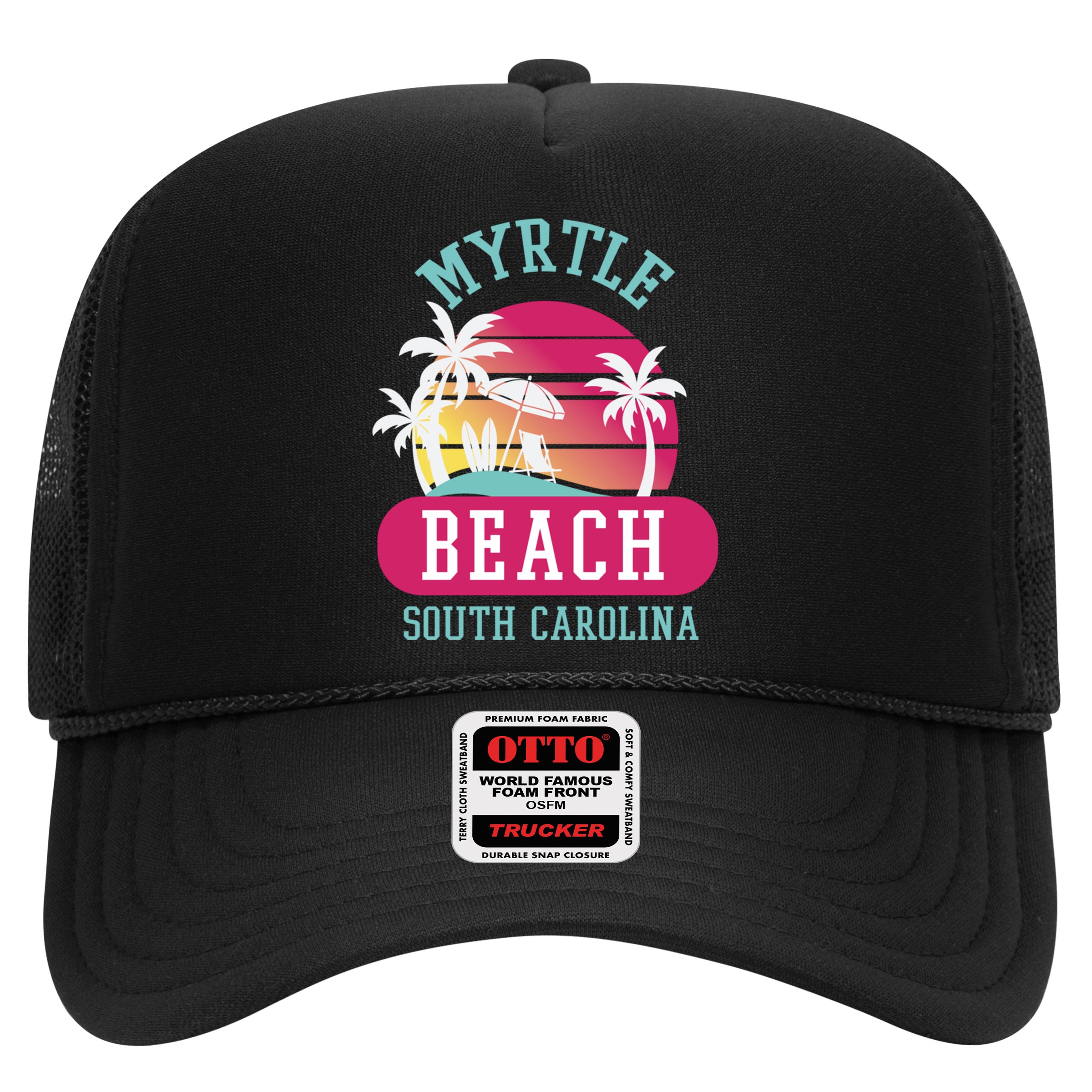 Retro Cool Myrtle Beach Sc Beaches Gift Hat