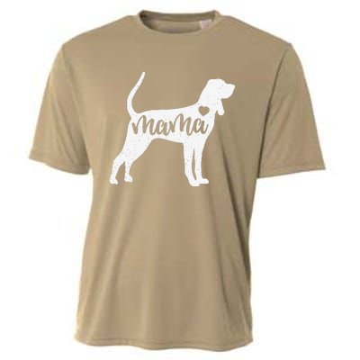 Redbone Coonhound Mama Mom Dog Cute Mothers Day Gift Cooling Performance Crew T-Shirt