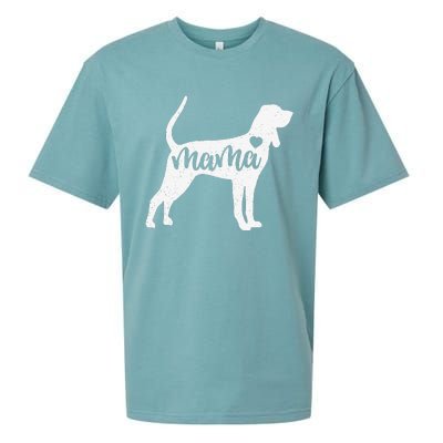 Redbone Coonhound Mama Mom Dog Cute Mothers Day Gift Sueded Cloud Jersey T-Shirt