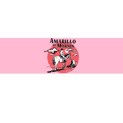 Retro Country Music Amarillo By Morning Western Cow Gift Bumper Sticker