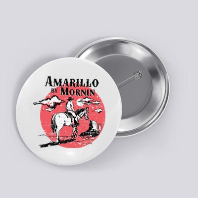 Retro Country Music Amarillo By Morning Western Cow Gift Button