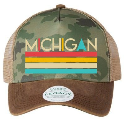 Retro Colors Michigan Legacy Tie Dye Trucker Hat