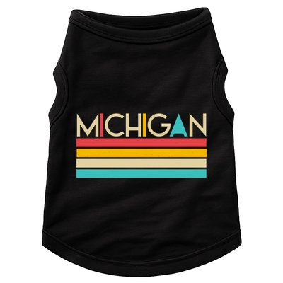 Retro Colors Michigan Doggie Tank