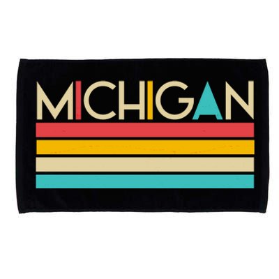 Retro Colors Michigan Microfiber Hand Towel