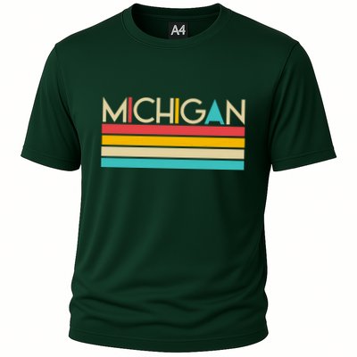 Retro Colors Michigan Performance Shirt