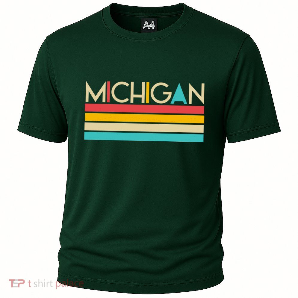 Retro Colors Michigan Performance Shirt