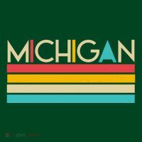 Retro Colors Michigan Performance Shirt
