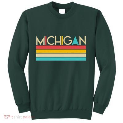 Retro Colors Michigan Sweatshirt